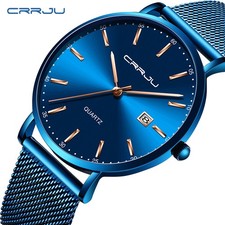 Orologio impermeabili sottile ed elegante reloj hombre CRRJU
