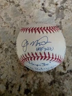 Joe Montana Autographed Stat Baseball San Francisco 49ers