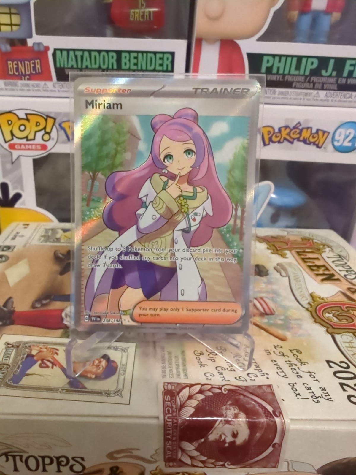 Miriam NM 238/198 Ultra Rare Scarlet & Violet Base Pokémon TCG Holo