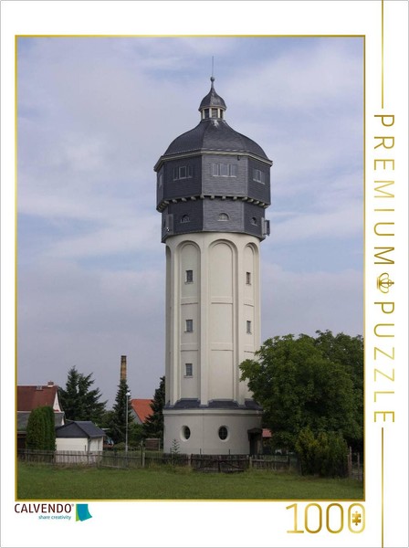 Calvendo Puzzle Water Tower In Siebenlehn | 1000 Pieces, Finished Size 25.2 × 18-image