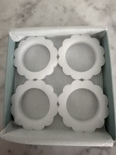 Miraposa White Acryllic Napkin Holders, Set Of 4
