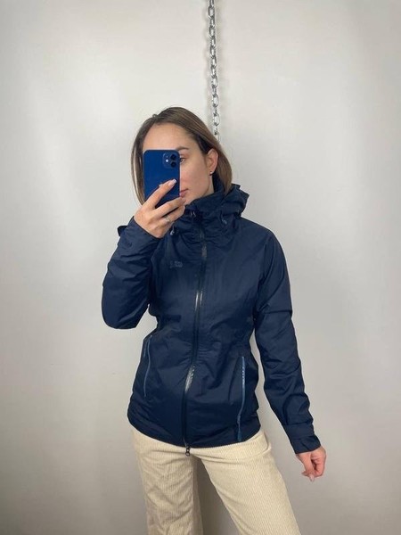 Women Jack Wolfskin Jacket Navy Polyamide 34 / XS