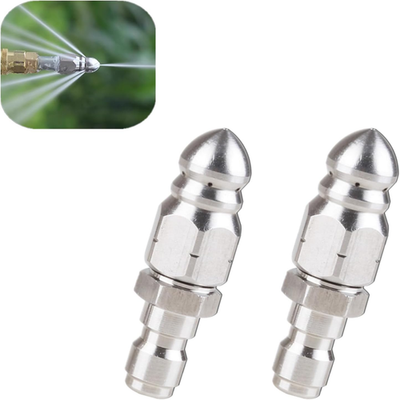 #ad 2 PCS Sewer Jetter Nozzle Sturdy Pressure Washer Sewer Jetter Nozzle Drain Jette $12.69