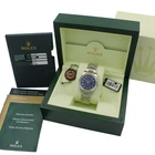 Men's Rolex Air King Ref. 114200 34mm Blue Dial Full Set Watch #W317361-1