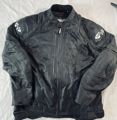 Vintage Motorradjacke Gr. XL Joe Rocket schwarz #788