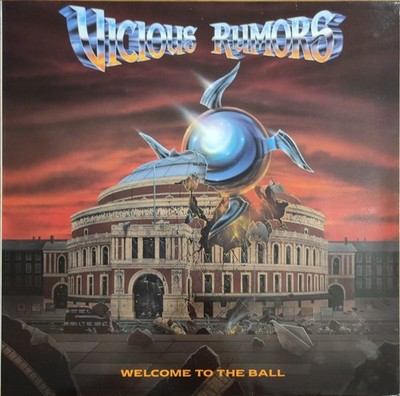VICIOUS RUMORS - WELCOME TO THE BALL - GERMANY - 7567-82276-1 - 1ST   LP