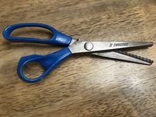 MADE IN ITALY Vintage Rex Cutlery 270 8" Pinking Shears Scissors II Stainless
