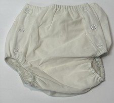 Vintage Warners? Snap-On Plastic  Nylon Diaper Cover LARGE 19-23lbs Made In USA