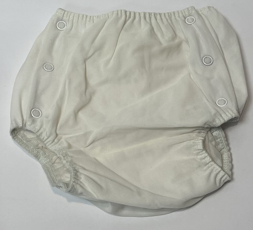 Vintage Warners? Snap-On Plastic  Nylon Diaper Cover LARGE 19-23lbs Made In USA