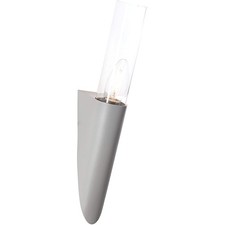 Brilliant Wandlampe/Fackel Took Grau/Transparent max. 40W E14 ohne Leuchtmittel 