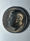 1955-S AU Roosevelt Dime - 90% Silver Coin-DIE CRACK ON BACK- Super Condition