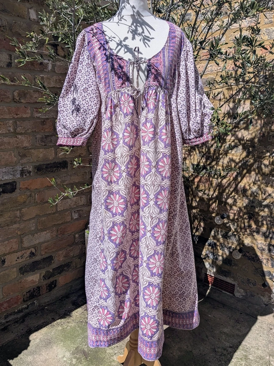 Vintage Indian Cotton Dress for sale | eBay UK