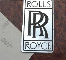Rolls-Royce ORIGINAL R-R Crewe UNBENUTZT Klebefolie Plakette FÜR AUTO oder DISPLAY etc