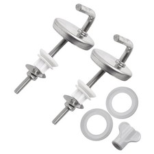 Quick and Easy Installation Toilet For Seat Hinge Stainless Steel 2Pcs