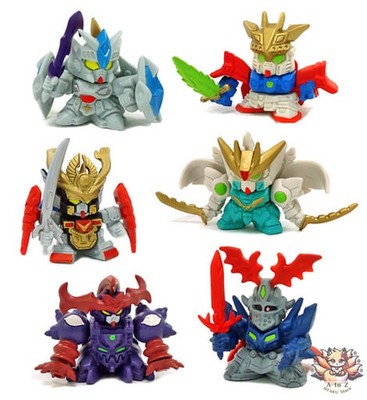6er Set SD Gundam Full Color Extra Stage 3 Heroes Legend Chapter 3