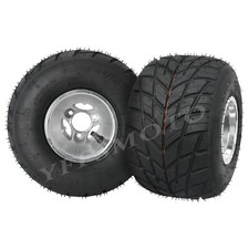 2pcs 5'' inch 11x7.10-5 Go Kart Road Rain Tires Racking Karting Wheel 3 Hole Rim