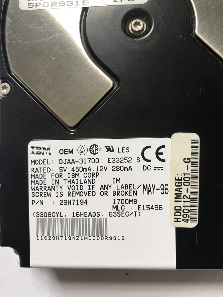 Western Digital Hardrive 7200 RPM 60 Gb  - Image 2 of 4