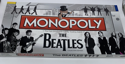 MONOPOLY The Beatles Collector's Edition Board Game BRAND New Open Box