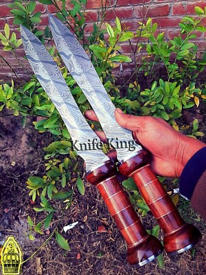 Custom Knife King's Made Beautiful  Damascus Steel Roman Gladius Sword 