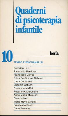 KINDERPSYCHOTHERAPIE HEFTE NR. 10 - ZEIT UND PSYCHOANALYSE - 1984 BORLA