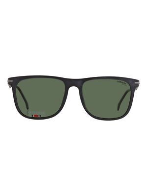 Carrera 276/S Men's Black Polarized Green Square 55-17-145 Sunglasses MSRP $185