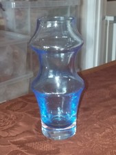 1970s DARTINGTON GLASS Hooped Vase ~ Slight A/F Free UK P&P