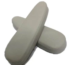 Real Leather Gray Seat Armrest Covers Fits 11-17 Nissan Quest