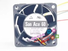 Sanyo 9HV0612P1J001 DC12V 2.7A 6CM 4-Wire PWM Speed Control Cooling Fan