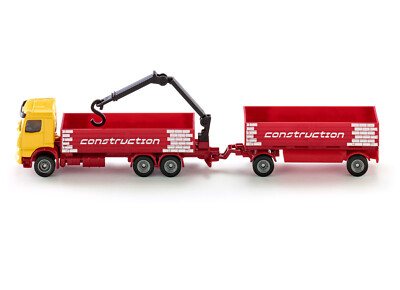 Siku 1797 Truck for construction material with trailer 1:87 scale