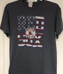 boston red sox american flag shirt
