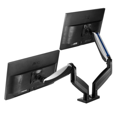 Dual Monitor Mount for 22-27'' Screen Monitor Arm Desk Stand Load Max. 17.6 lbs