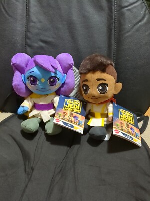 Disney Star Wars Young Jedi Adventures Set of 2 Plush LYS + Kai Brightstar New 