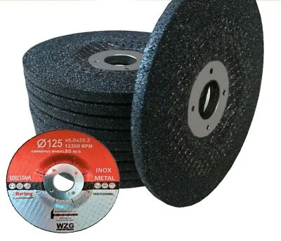 5 Stück Schruppschleifscheiben Schruppscheiben 125 x 6,0mm Schleifscheiben WZG