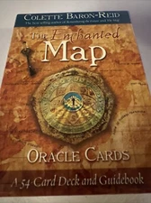 The Enchanted Map Oracle Cards, 54 card deck Guidebook Colette Baron-Reid Tarot