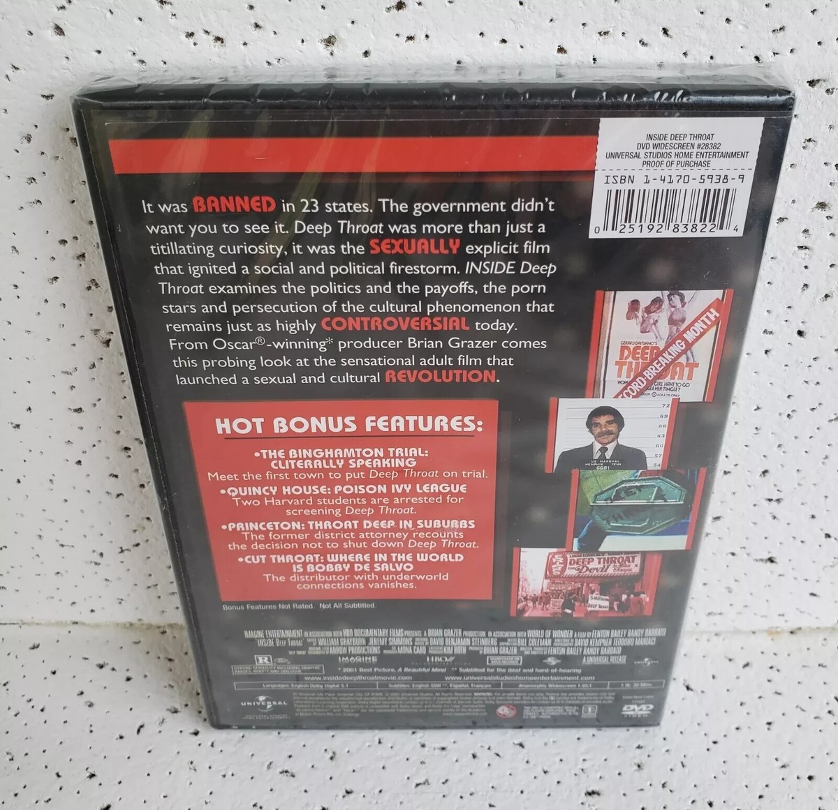 Inside Deep Throat (DVD, 2005) *New,Sealed* O 25192769122| eBay
