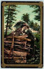 Postcard - Love/Romance Greeting Card - Lovers Art Print