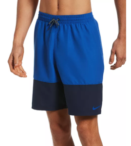 blue nike swim trunks