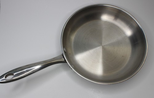 Utensilios de cocina Wolfgang Puck 10" omleta salteador sartén 18-10 acero inoxidable - Imagen 9 de 11