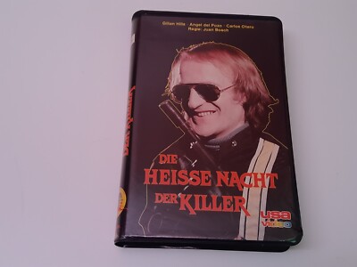 Die heiße Nacht der Killer 1974 VHS German PAL Video Gillian Hills Juan Bosch