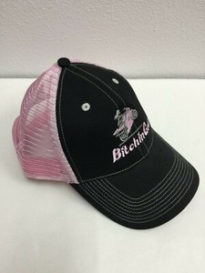 ladies pink ball caps