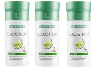 3x LR LIFETAKT Colostrum Liquid  Nährstoffreich Colustrum Kolostrum collostrum