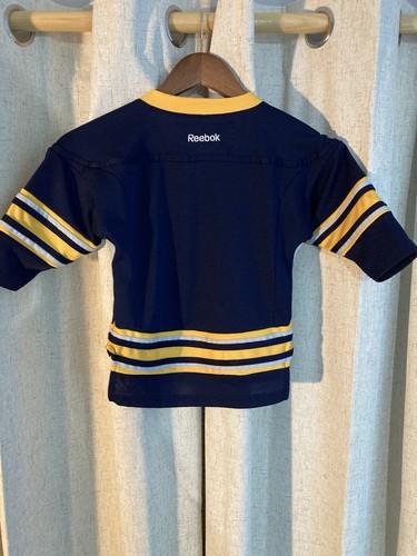 Buffalo Sabres NHL Youth Jersey 2-4 T Vintage Reebok Blue and Yellow Jersey - Picture 7 of 12
