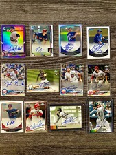 12 Topps Bowman Autograph Lot Baseball Catarini Ventura RC 1st Bowman Autos