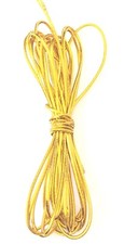 2mm Beading Gold Round Elastic Stretchy Cord 5 Yards
