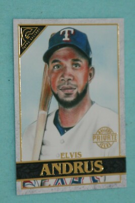 ELVIS ANDRUS 2020 GALLERY PRIVATE ISSUE 056/250 #95 TEXAS RANGERS