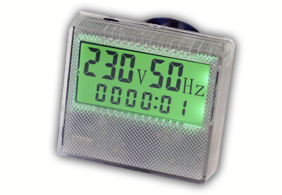 Digital LCD Display Meter 230V / 3 in 1 Generator Spannung / Frequenz / Stunden