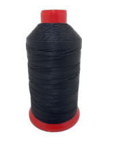 Korviet Textile 2,187 Yards (2,000m) #69 T70 Bonded Nylon Sewing Thread - Black, 210D/3 For Upholstery/Leather