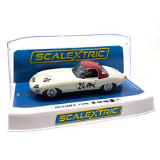  Scalextric Jaguar E Type Union Jack 1:32 Slot Race Car C3878 :  Toys & Games