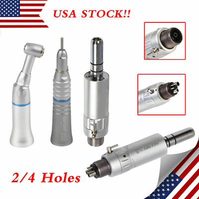 Dental Low Speed Contra Angle Handpiece Turbine Motor Push Button FAS