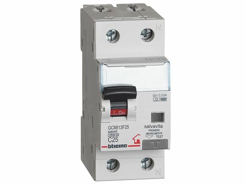 Interruttore Magnetotermico Differenziale BTicino 25A - Modello GC8813AC25, Per Quadri Elettrici - Foto 13